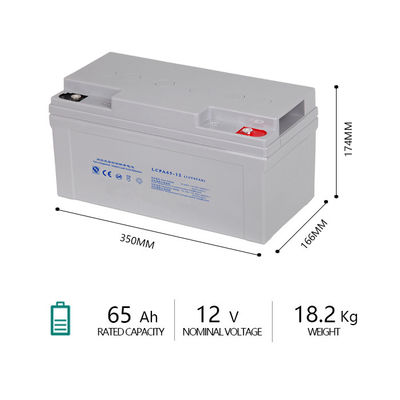 Full Capacity SLA Sealed Lead Acid Battery 65Ah 12v LCPA