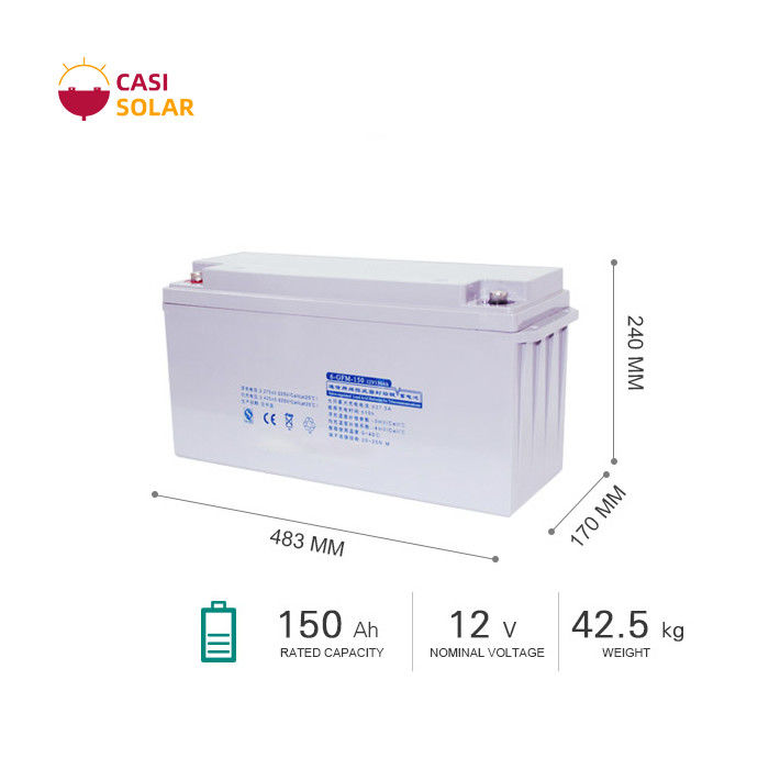 240mm Gel Valve Regulated Sealed Battery 150Ah Maintenance Free Battery For Ups