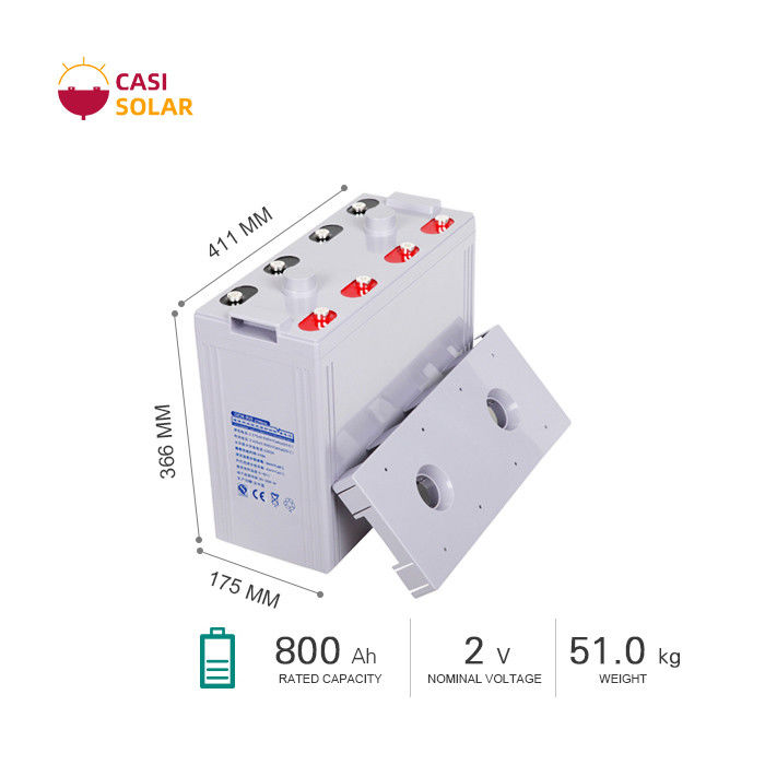 800Ah Deep Cycle Gel Battery 2V Maintenance Free Solar